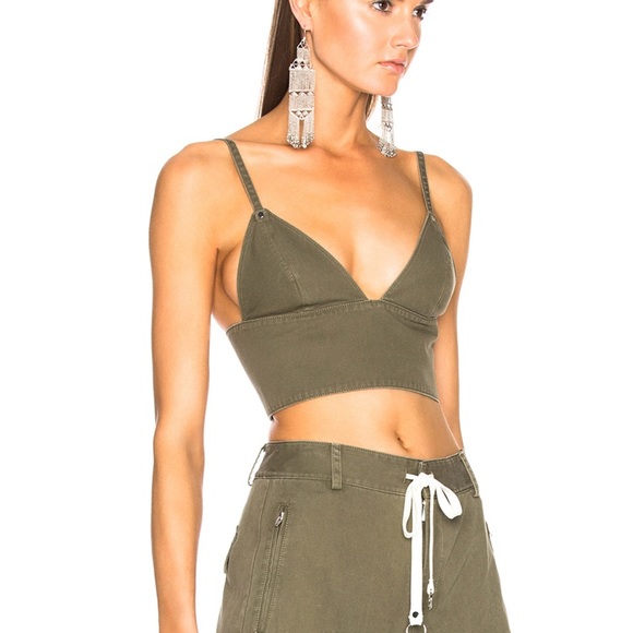 NWT T by Alexander wang twill bra - Picture 4 of 17